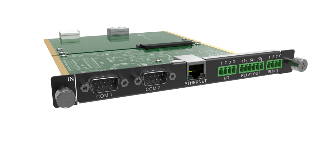 H I/O Card 2 x COM, 1 x Ethernet, 3 x I/O - Intaled
